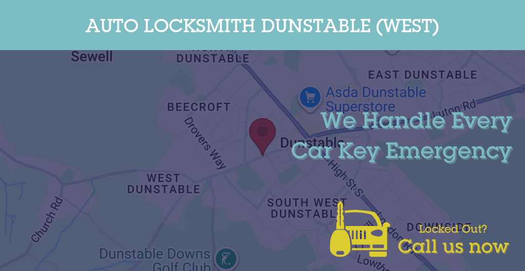 Auto Locksmith Services in Dunstable (West) - LU postcode