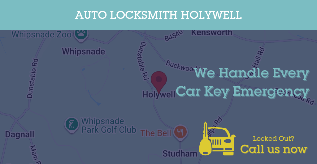 Auto Locksmith Services in Holywell - LU postcode