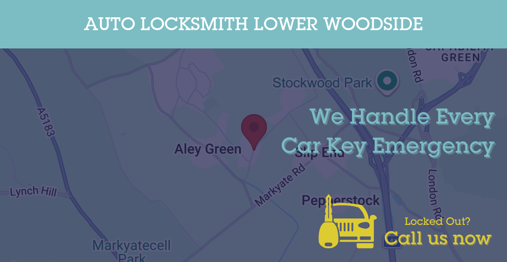 Auto Locksmith Services in Lower Woodside - LU postcode