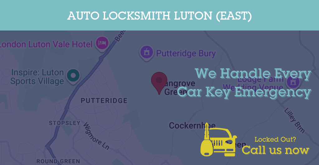 Auto Locksmith Services in Luton (East) - LU postcode
