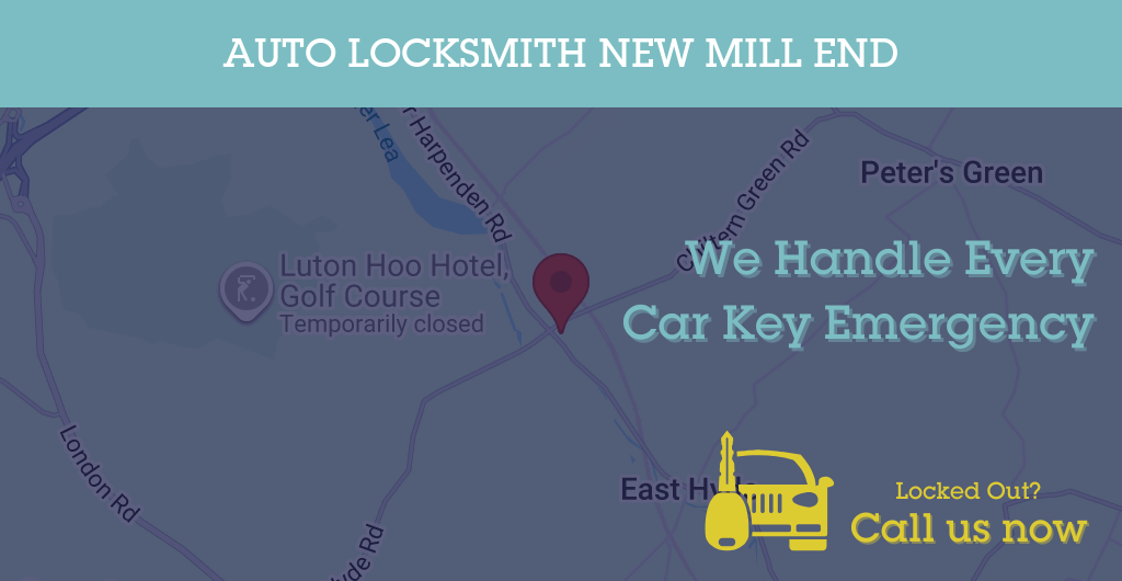 Auto Locksmith Services in New Mill End - LU postcode