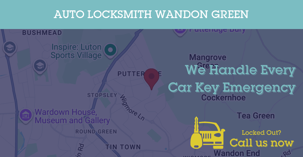 Auto Locksmith Services in Wandon Green - LU postcode
