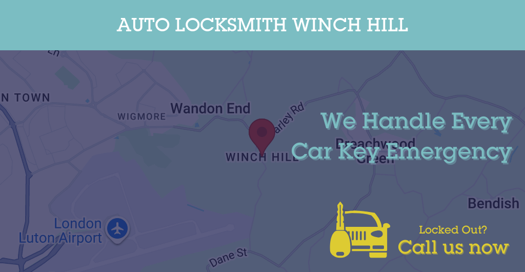 Auto Locksmith Services in Winch Hill - LU postcode