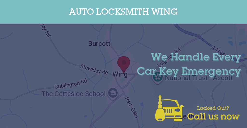 Auto Locksmith Services in Wing - LU postcode