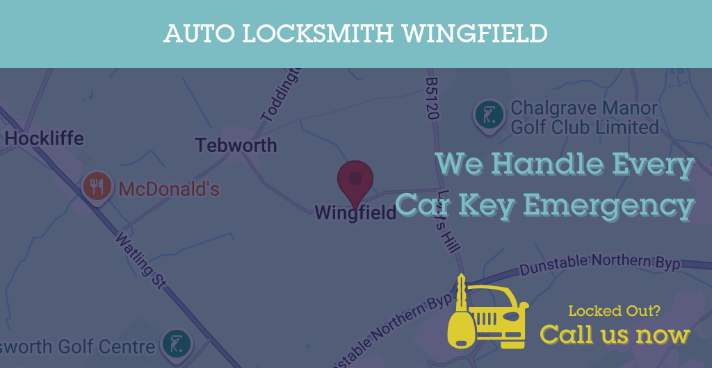 Auto Locksmith Services in Wingfield - LU postcode